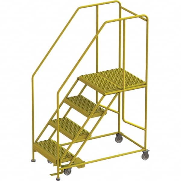 TRI-ARC - Rolling & Wall Mounted Ladders & Platforms Type: Rolling Work Platform Style: Steel Work Platform - Benchmark Tooling