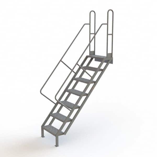 TRI-ARC - Rolling & Wall Mounted Ladders & Platforms Type: Stairway Slope Ladder Style: Stair Unit - Benchmark Tooling