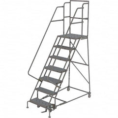TRI-ARC - Rolling & Wall Mounted Ladders & Platforms Type: Rolling Warehouse Ladder Style: Rolling Platform Ladder - Benchmark Tooling