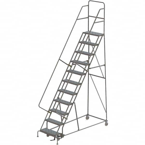 TRI-ARC - Rolling & Wall Mounted Ladders & Platforms Type: Rolling Warehouse Ladder Style: Rolling Platform Ladder - Benchmark Tooling