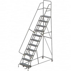 TRI-ARC - Rolling & Wall Mounted Ladders & Platforms Type: Rolling Warehouse Ladder Style: Rolling Platform Ladder - Benchmark Tooling