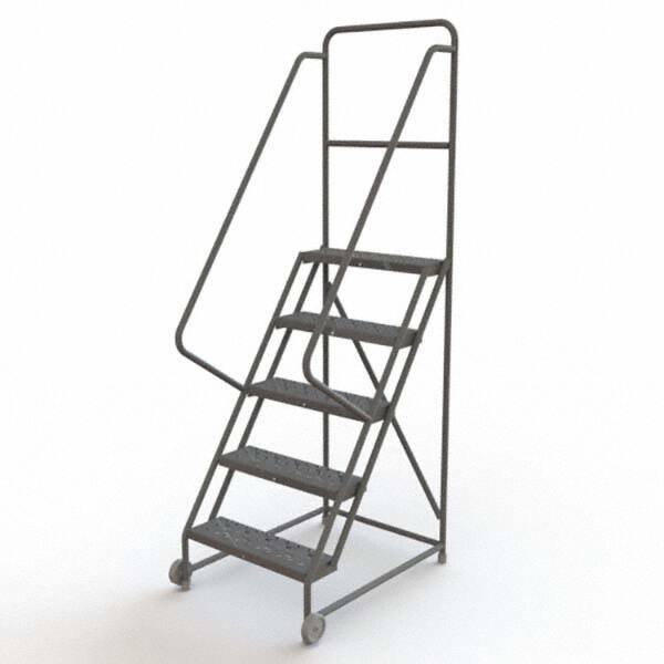 TRI-ARC - Rolling & Wall Mounted Ladders & Platforms Type: TiltNRoll Rolling Ladder Style: Tilt & Roll Safety Ladder - Benchmark Tooling