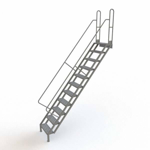 TRI-ARC - Rolling & Wall Mounted Ladders & Platforms Type: Stairway Slope Ladder Style: Stair Unit - Benchmark Tooling