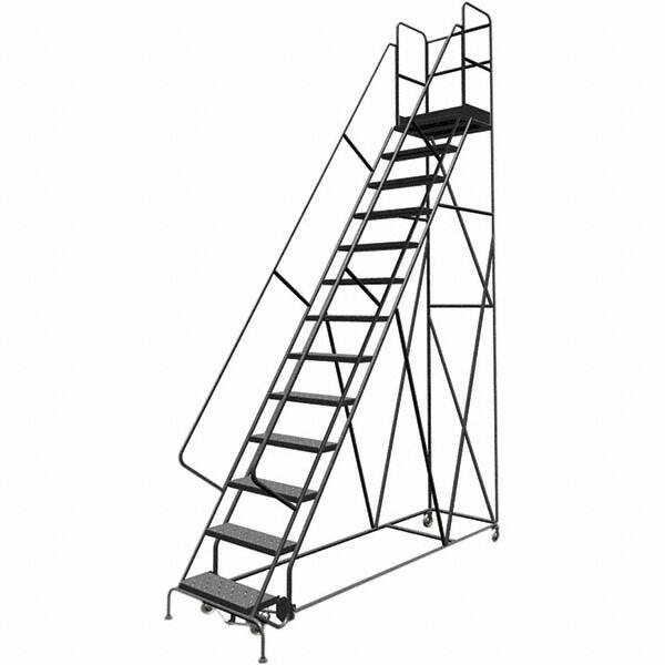 TRI-ARC - Rolling & Wall Mounted Ladders & Platforms Type: Rolling Warehouse Ladder Style: Rolling Platform Ladder - Benchmark Tooling