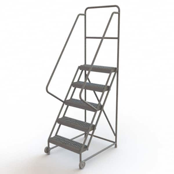 TRI-ARC - Rolling & Wall Mounted Ladders & Platforms Type: TiltNRoll Rolling Ladder Style: Tilt & Roll Safety Ladder - Benchmark Tooling