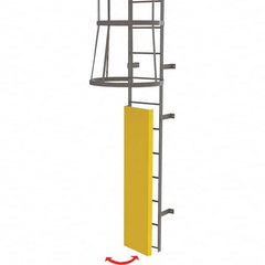 TRI-ARC - Ladder Accessories Type: Door For Use With: Tri-Arc Fixed Yellow Steel Ladders - Benchmark Tooling