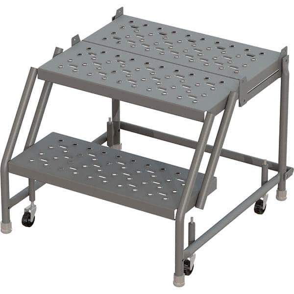 TRI-ARC - Rolling & Wall Mounted Ladders & Platforms Type: Rolling Warehouse Ladder Style: Rolling Platform Ladder - Benchmark Tooling