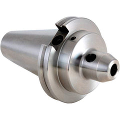Techniks - CAT50 Taper Shank 12mm Hole End Mill Holder & Adapter - 42mm Nose Diam, 4" Projection - Exact Industrial Supply