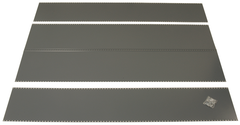 36 x 18 x 85'' - Steel Panel Kit for UltraCap Shelving Starter Unit (Gray) - Benchmark Tooling