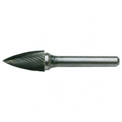 SG-53 Standard Cut Solid Carbide Bur-Pointed Tree Shape - Benchmark Tooling