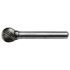 SD-5 Standard Cut Solid Carbide Bur-Ball Shape