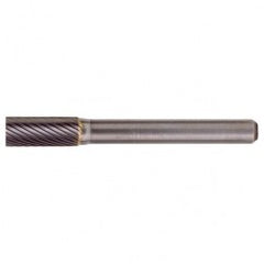 SB-3 Standard Cut Solid Carbide Bur-Cylindrical with End Cut - Benchmark Tooling