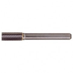 SA-1 Standard Cut Solid Carbide Bur-Cylindrical without End Cut - Benchmark Tooling