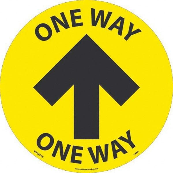 NMC - "One Way" Adhesive-Backed Floor Sign - Benchmark Tooling