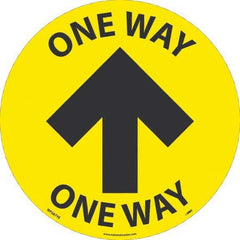 NMC - "One Way" Adhesive-Backed Floor Sign - Benchmark Tooling