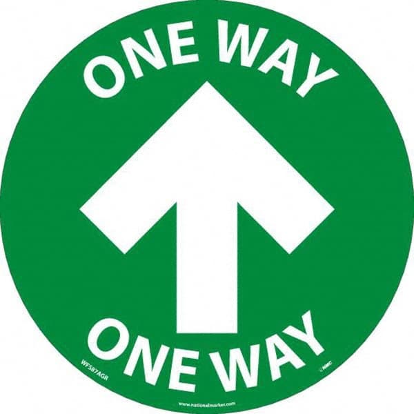 NMC - "One Way" Adhesive-Backed Floor Sign - Benchmark Tooling