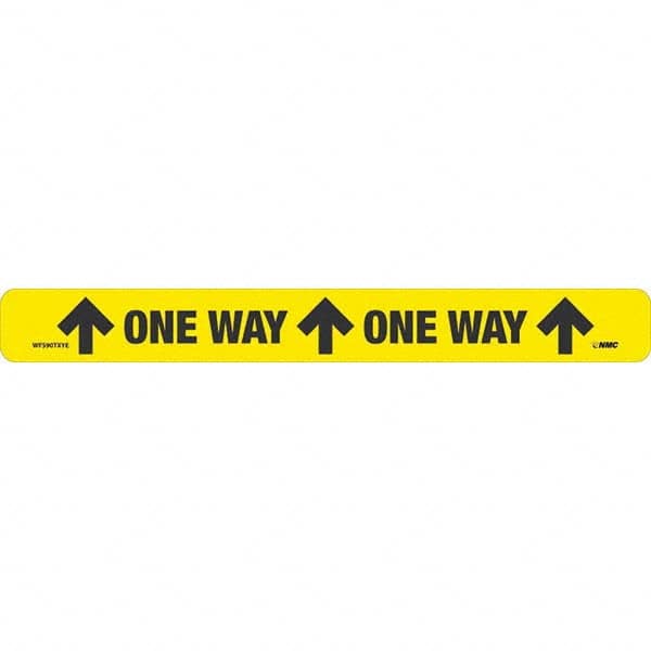 NMC - "One Way" Adhesive-Backed Floor Sign - Benchmark Tooling