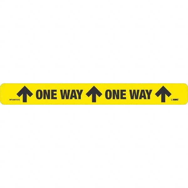 NMC - "One Way" Adhesive-Backed Floor Sign - Benchmark Tooling