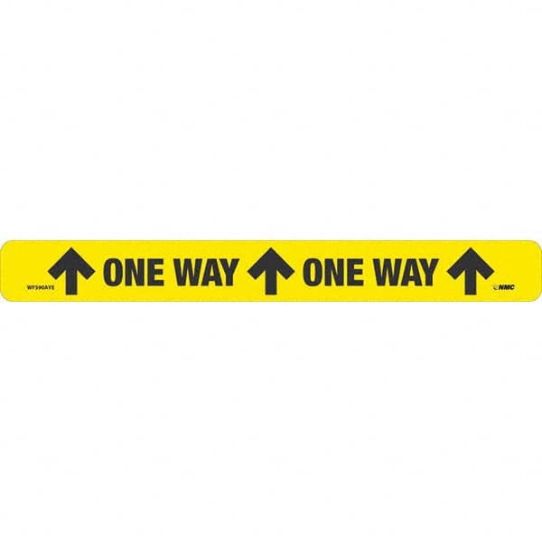 NMC - "One Way" Adhesive-Backed Floor Sign - Benchmark Tooling