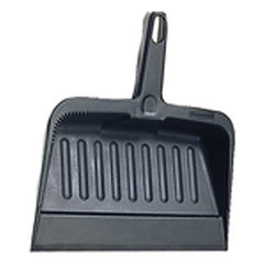 Heavy-Duty Dust Pan - Plastic construction. 8 1/4″ W × 12 1/4″ L × 2 5/8″ D - Benchmark Tooling