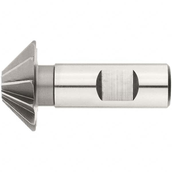 Keo - 1-1/2 x 1/2" 45° 12-Tooth High Speed Steel Single-Angle Cutter - Benchmark Tooling