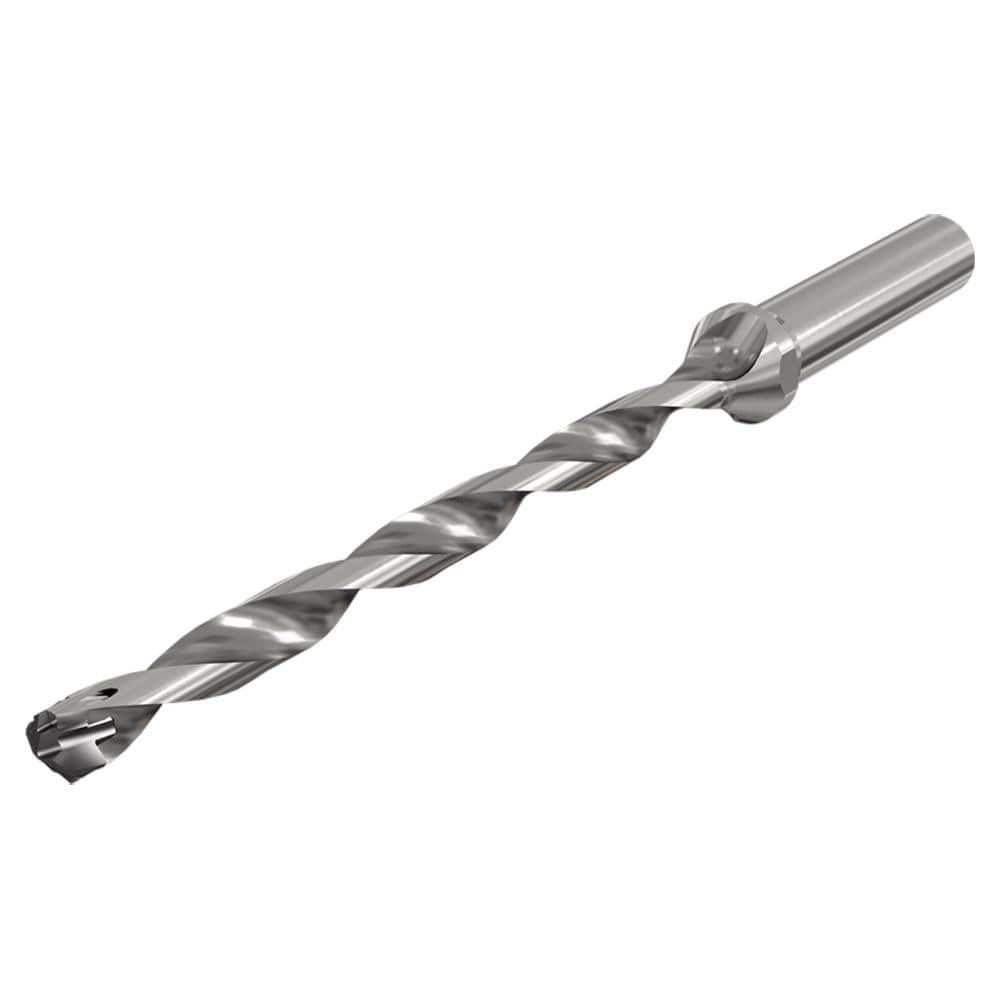 Replaceable Tip Drill: 1.024 to 1.059'' Drill Dia, 12.47″ Max Depth, 1.25'' Straight-Cylindrical Shank Uses ICP Inserts, Through Coolant