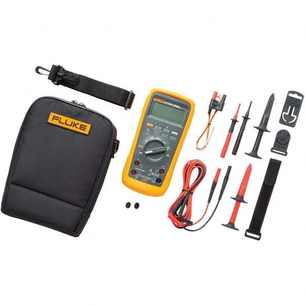 Fluke - Multimeters Multimeter Type: Digital; Digital Clamp Measures: Voltage; Resistance; Frequency; Capacitance; Diode Test; Continuity; Temperature - Benchmark Tooling