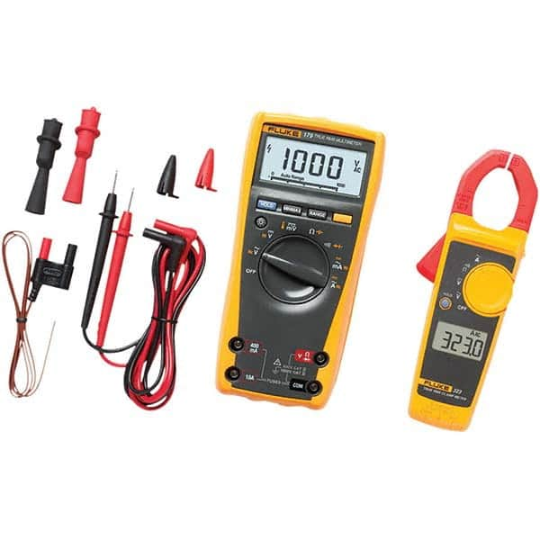 Fluke - Multimeters Multimeter Type: Digital; Digital Clamp Measures: Capacitance; Current; Frequency; Resistance; Temperature; Voltage - Benchmark Tooling