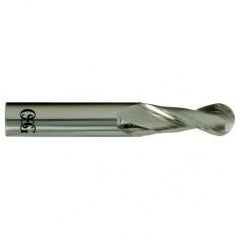 5/16" Dia. - 2-1/2" OAL - Carbide - Ball End HP End Mill-2 FL - Benchmark Tooling