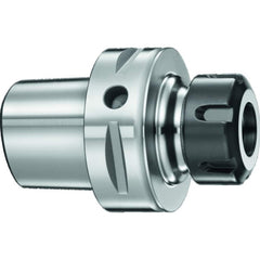 Collet Chuck: ER Collet, Hollow Taper Shank 100 mm Projection, Balanced to 25,000 RPM, Through Coolant