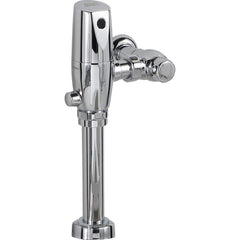 American Standard - Automatic Flush Valves; Type: Touchless Toilet Flush Valve ; Style: Modern ; Gallons Per Flush: 1.1 ; Pipe Size: 1-1/2 (Inch); Spud Coupling Size: 1-1/2 (Inch); Cover Material: Chrome - Exact Industrial Supply