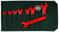 Insulated Open End Inch Wrench 8 Piece Set Includes: 5/16" - 3/4" In Canvas Pouch - Benchmark Tooling