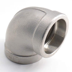 Guardian Worldwide - Stainless Steel Pipe Fittings; Type: 90? Elbow ; Fitting Size: 3/4 ; End Connections: Socket Weld x Socket Weld ; Material Grade: 316 ; Pressure Rating (psi): 150 - Exact Industrial Supply