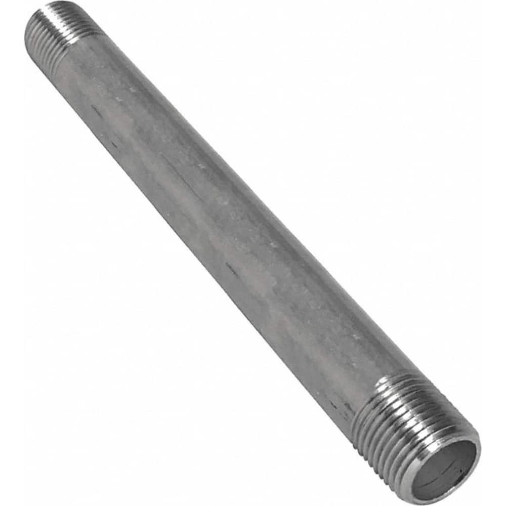 Guardian Worldwide - Stainless Steel Pipe Nipples & Pipe; Style: Threaded ; Pipe Size: 2-1/2 (Inch); Length (Inch): 48 ; Material Grade: 304/304L ; Schedule: 40 - Exact Industrial Supply