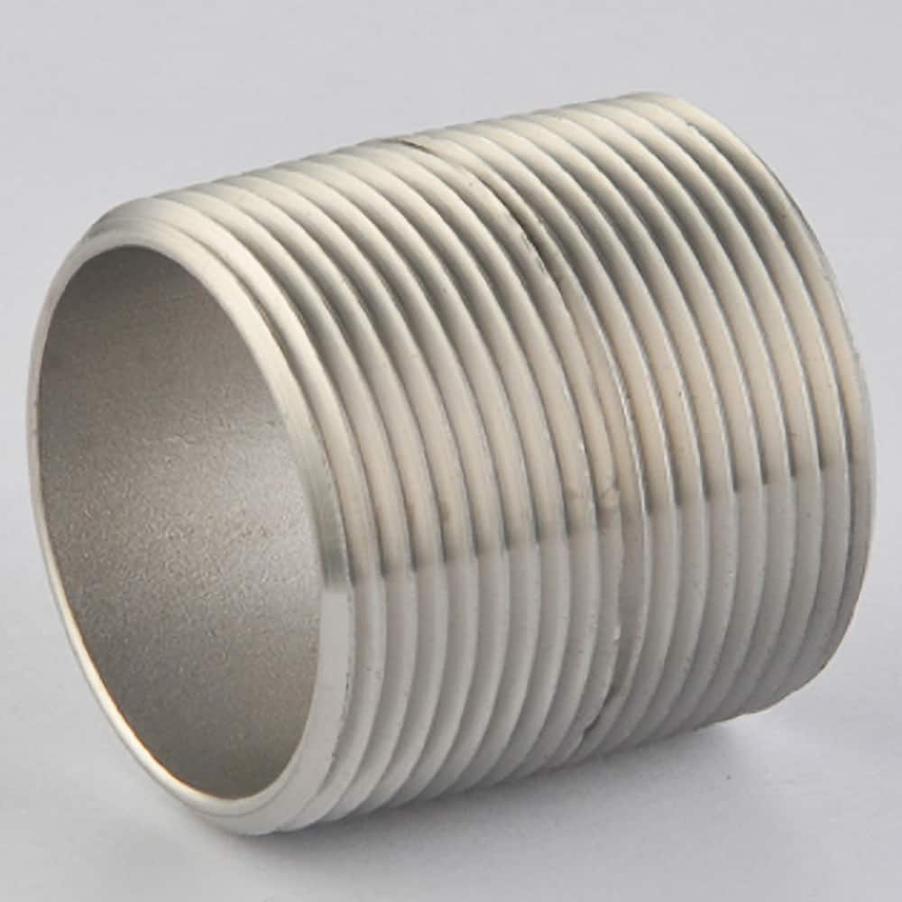 Guardian Worldwide - Stainless Steel Pipe Nipples & Pipe; Style: Threaded ; Pipe Size: 1-1/2 (Inch); Length (Inch): 1-3/4 ; Material Grade: 316/316L ; Schedule: 80 - Exact Industrial Supply