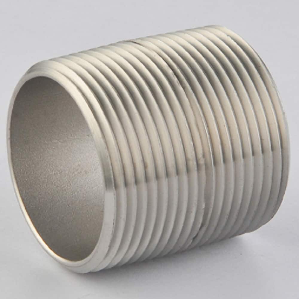 Guardian Worldwide - Stainless Steel Pipe Nipples & Pipe; Style: Threaded ; Pipe Size: 3 (Inch); Length (Inch): 2-5/8 ; Material Grade: 304/304L ; Schedule: 40 - Exact Industrial Supply