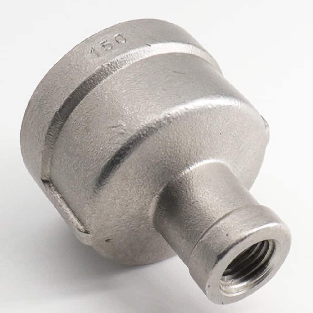 Pipe Fitting: 1-1/2 x 1/4″ Fitting, 304 Stainless Steel 150 psi