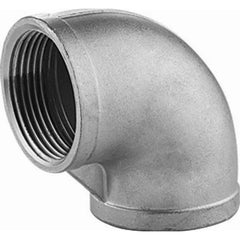 Guardian Worldwide - Stainless Steel Pipe Fittings; Type: 90? Elbow ; Fitting Size: 1-1/4 ; End Connections: FNPT x FNPT ; Material Grade: 304 ; Pressure Rating (psi): 150 - Exact Industrial Supply