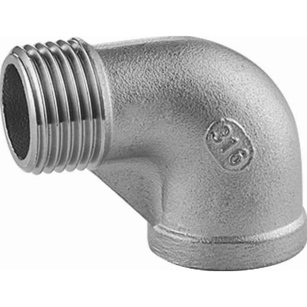 Guardian Worldwide - Stainless Steel Pipe Fittings; Type: 90? Street Elbow ; Fitting Size: 1/2 ; End Connections: MNPT x FNPT ; Material Grade: 316 ; Pressure Rating (psi): 150 - Exact Industrial Supply