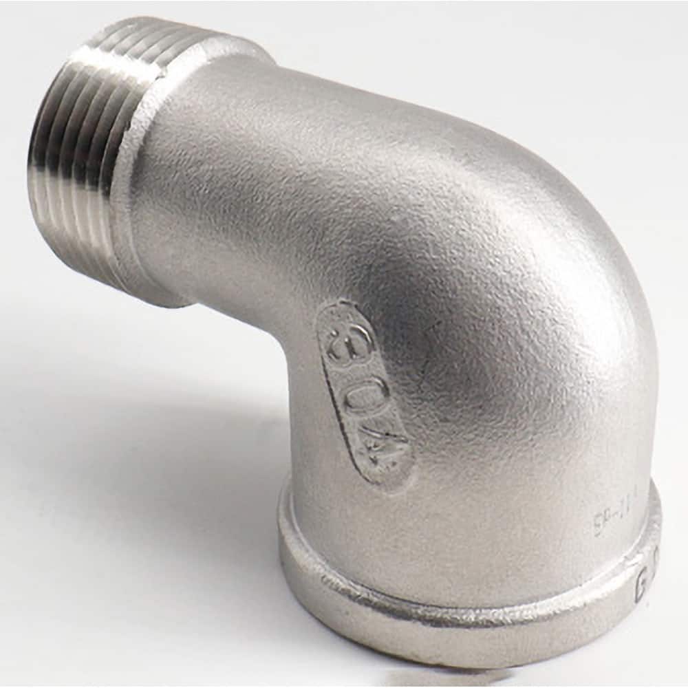 Guardian Worldwide - Stainless Steel Pipe Fittings; Type: 90? Street Elbow ; Fitting Size: 2 ; End Connections: MNPT x FNPT ; Material Grade: 304 ; Pressure Rating (psi): 150 - Exact Industrial Supply