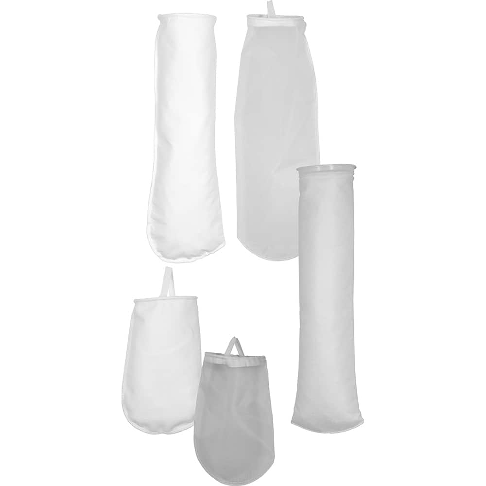 Hayward - Bag Filters; Bag Type: High Flow ; Micron Rating: 50 ; Maximum Flow Rate (GPM): 90 ; Material: Polypropylene ; Bag Size (#): 1 ; Diameter (Inch): 7 - Exact Industrial Supply