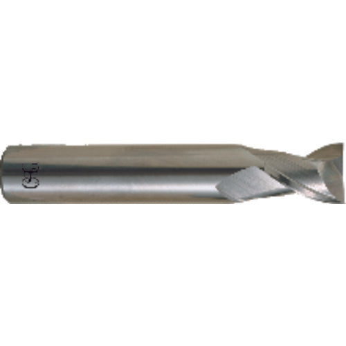 3/16″ Dia. × 3/16″ Shank × 5/16″ DOC × 2″ OAL, HSSCo, Bright, 2 Flute, Square, Solid End Mill - Benchmark Tooling