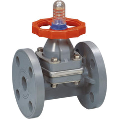 Hayward - Diaphragm Valves; End Connections: Flanged ; Pipe Size: 2 (Inch); Pipe Size (mm): 50.80 ; Material: PVC ; Seal Material: FPM ; Maximum Working Pressure (psi): 150.000 - Exact Industrial Supply