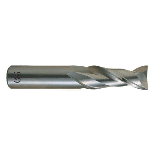 ‎1/8″ Dia. × 1/8″ Shank × 3/8″ DOC × 1-1/2″ OAL, Carbide, Bright, 2 Flute, Square, Solid End Mill - Benchmark Tooling