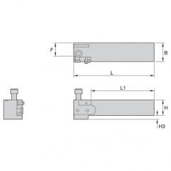 308148 .126 LH SUPPORT BLADE - Benchmark Tooling