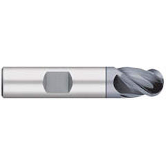 Titan USA - Ball End Mills; Mill Diameter (Inch): 3/4 ; Mill Diameter (Decimal Inch): 0.7500 ; Number of Flutes: 4 ; Length of Cut (Inch): 1 ; Length of Cut (Decimal Inch): 1.0000 ; Material: Solid Carbide - Exact Industrial Supply