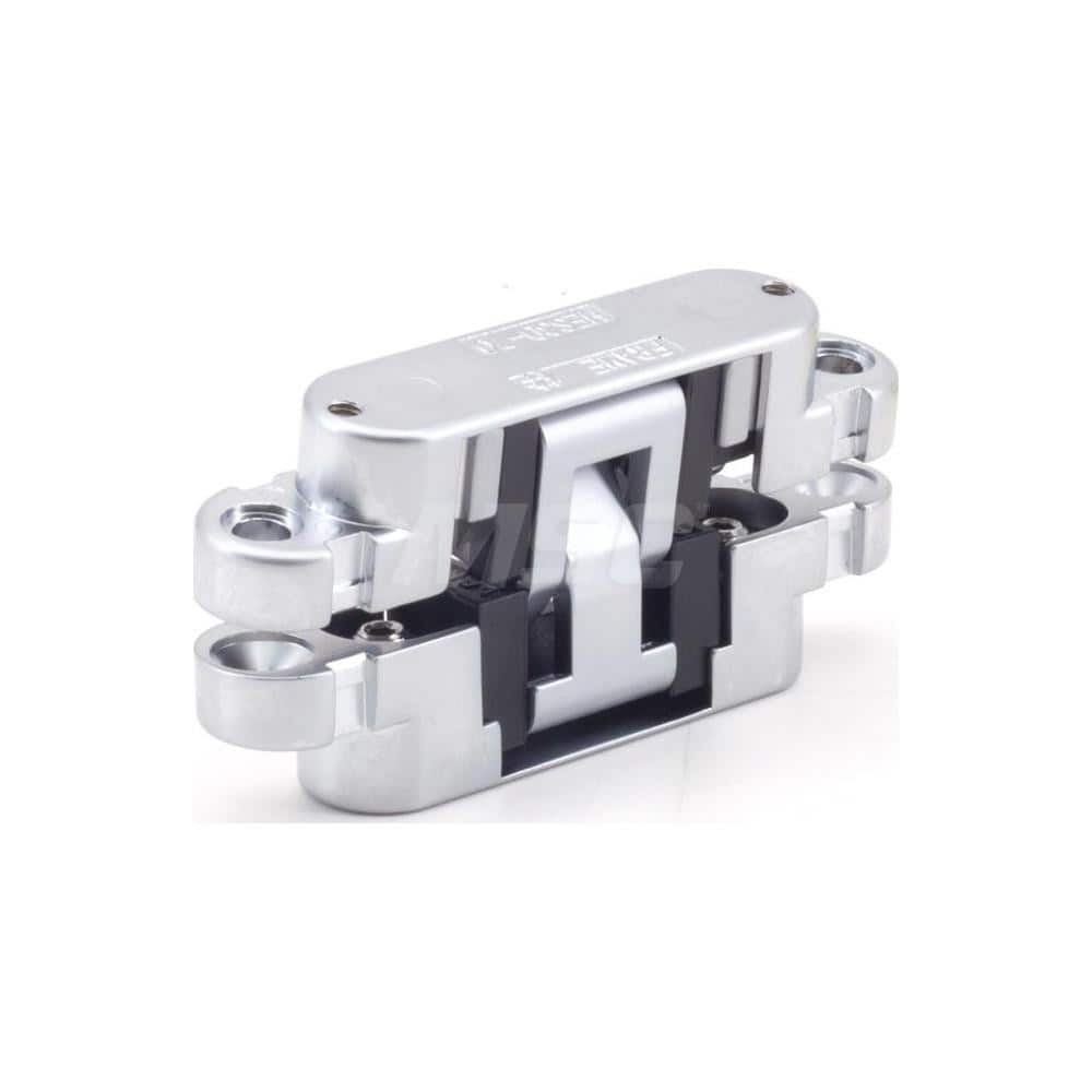 Adjustable Concealed Cabinet Hinge: Zinc Alloy & Stainless Steel, Dull Chrome Finish