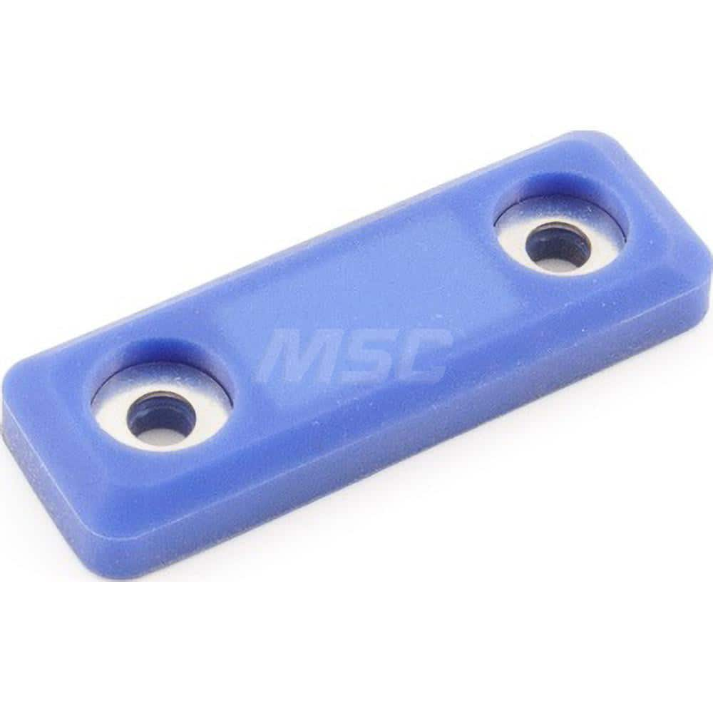 Catches; Type: Sealed Magnetic Catch; Length (mm): 50.00; Height (mm): 6.6000; Width (mm): 17.00; Finish/Coating: Blue; Magnetic Force: 8.8; Minimum Order Quantity: Silicone Rubber; Material: Silicone Rubber; Color: Blue; Material: Silicone Rubber