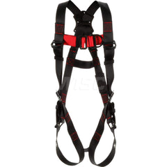 Fall Protection Harnesses: 420 Lb, Vest & Climbing Style, Size Small, Polyester Pass-through Chest Strap