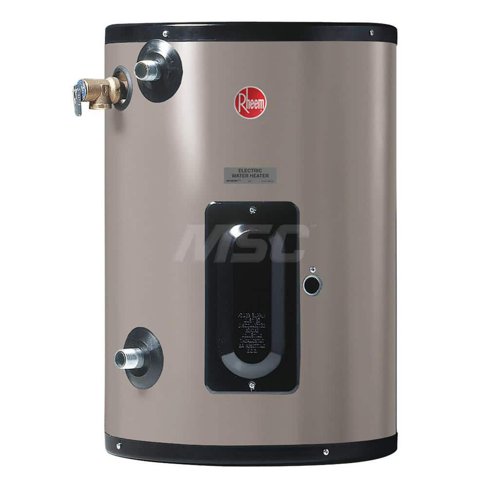 Electric Water Heaters; Style: Point of Use; Voltage: 208; Wire Gauge: 10; Temperature Rise: 140 ™F @ 9 GPH; Kilowatts: 3; Tank Capacity (Gal.): 10.00; Diameter/Width (Inch): 15-3/4; Amperage Rating: 14.4; Phase: 1